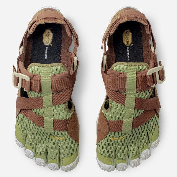 Vibram Fivefingers Breezandal - Barefoot Shoes Olive Vert/Marron