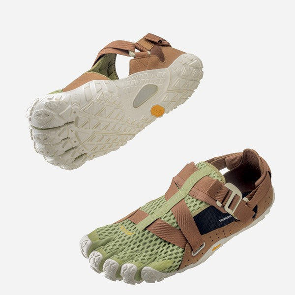 Vibram Fivefingers Breezandal - Barefoot Shoes Olive Vert/Marron