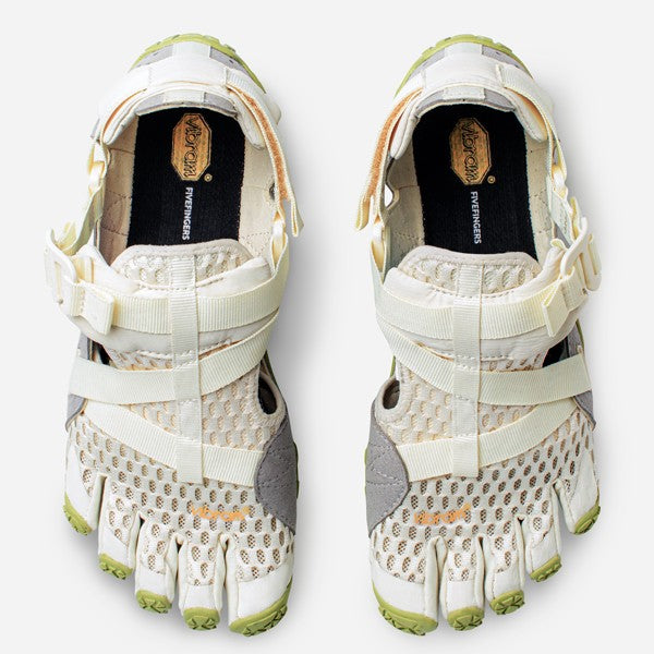 Vibram Fivefingers Breezandal Femme - Barefoot Shoes Ivory/Vert