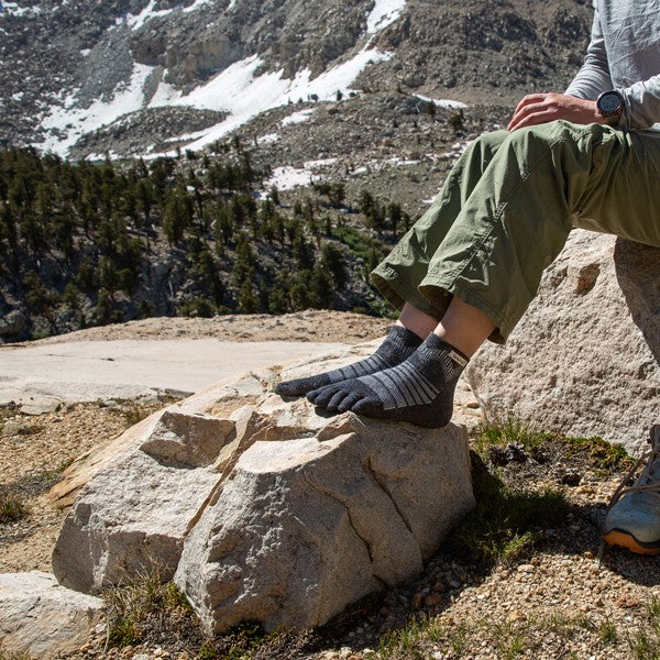 Chaussettes Injinji Outdoor MDW Mini-Crew - Anthracite