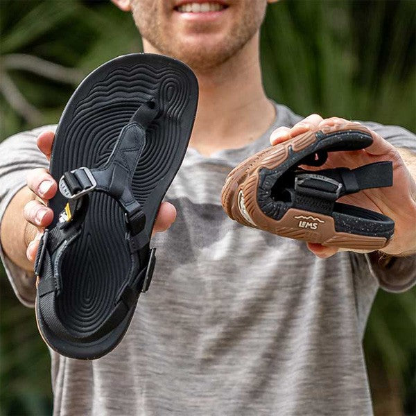 Lems Switchback - Chaussures pieds nus noires