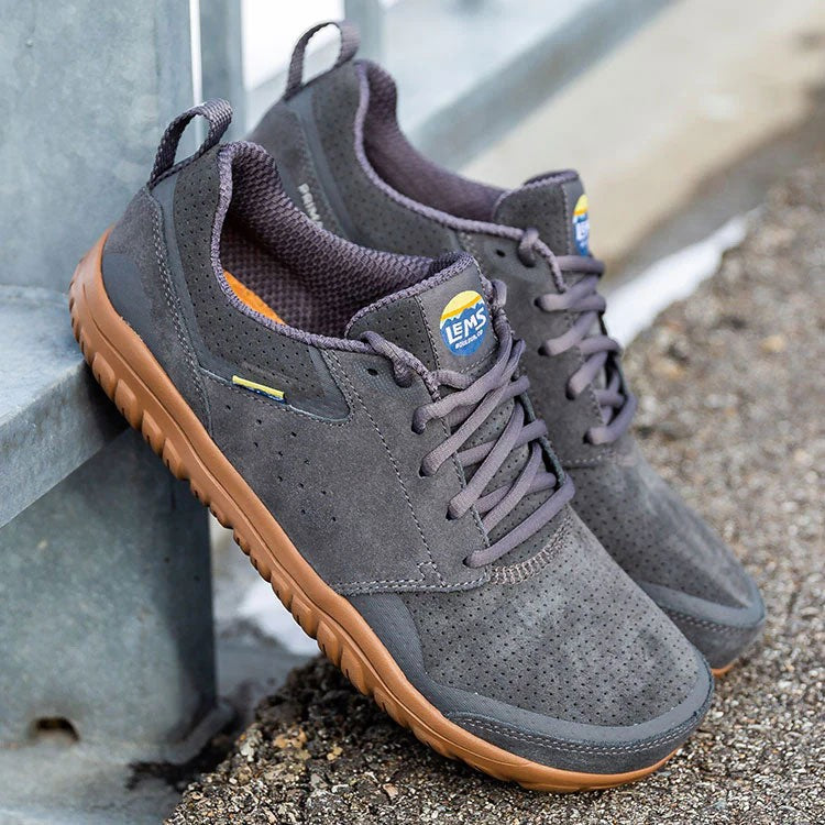 Lems Primal Zen Cuir -Barefoot Shoes Graphite