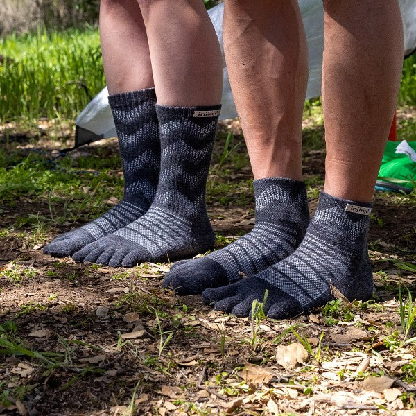 Chaussettes Injinji Outdoor MDW Mini-Crew - Anthracite