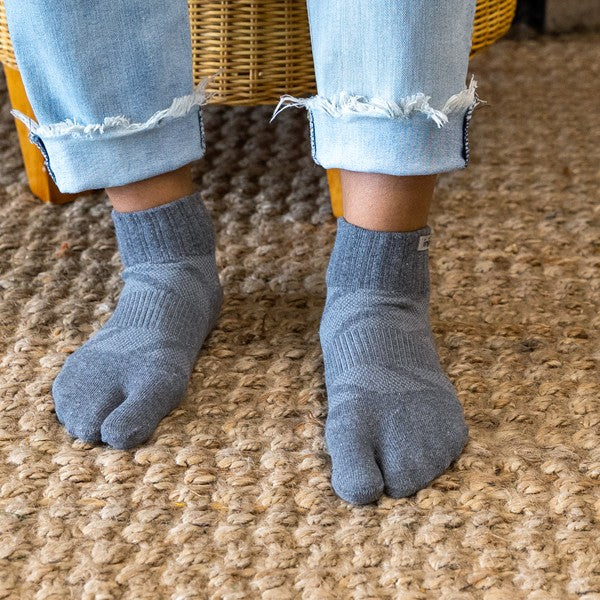 Injinji Mini Crew à bout fendu ASH