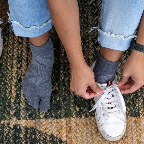 Injinji Mini Crew à bout fendu ASH