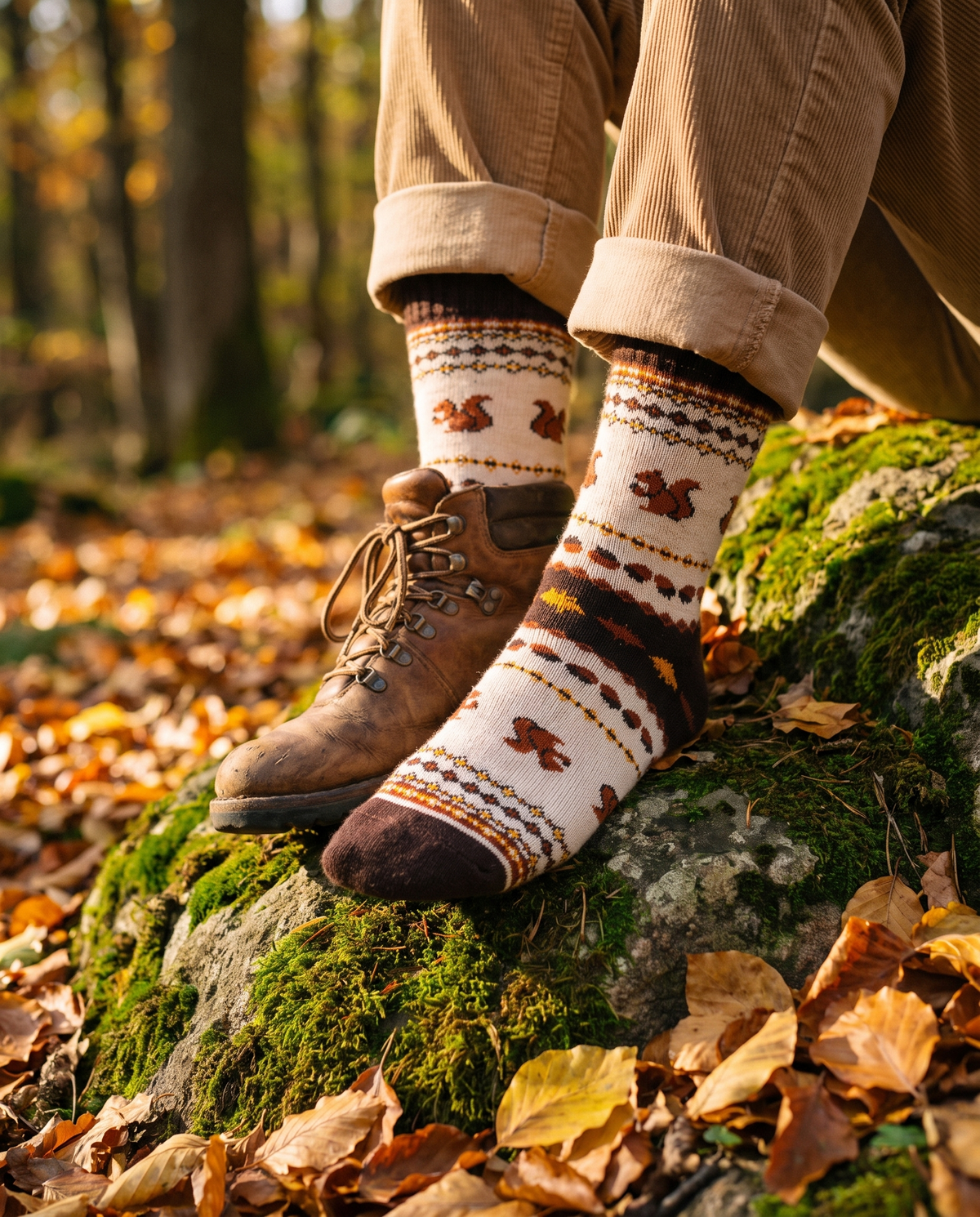 Socken Polar Star  Ekorn