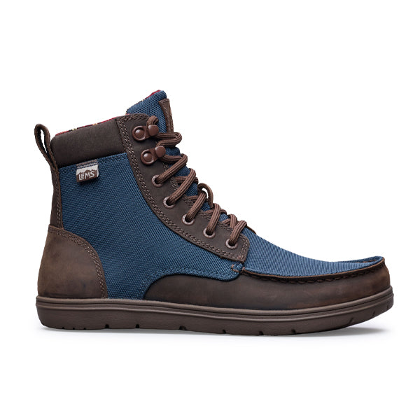 Lems Boulder Boot Navy Stout