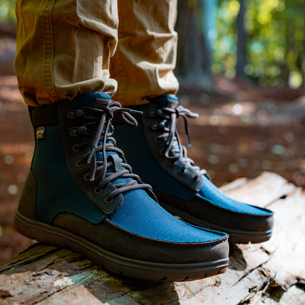 Lems Boulder Boot Navy Stout
